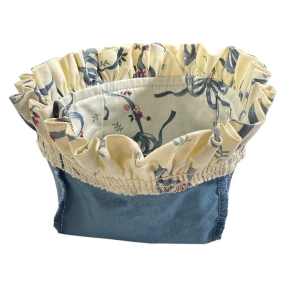 Longaberger Small Square Basket Liner Sweet Bazil 3”x 3” Vintage 1990s - Picture 4 of 7